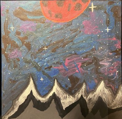 „Kosmische Stille über den Gipfeln“ 